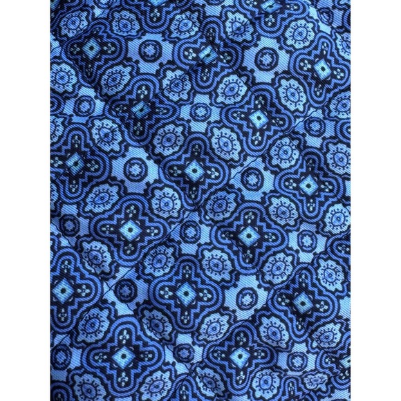 Janie and Jack Kids Girls Blue Geometric Quilted Peplum Vest Size 3 to 4 yr Warm - Picture 4 of 7